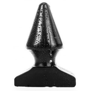 Korek analny czarny Pop8 13.5x8cm All Black
