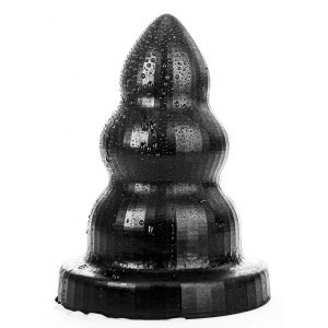 Korek analny AB95 Triple Pleasure S 17 x 10,5 cm All Black All Black