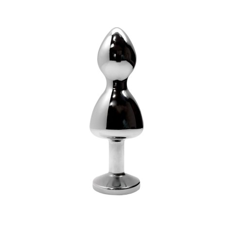 Korek analny Lollypop Double Ball Metal Plug M Blue Wooomy Wooomy