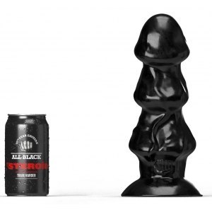 Korek analny czarny Steroid Shuttlecock 23x9cm All Black