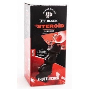 Korek analny czarny Steroid Shuttlecock 23x9cm All Black