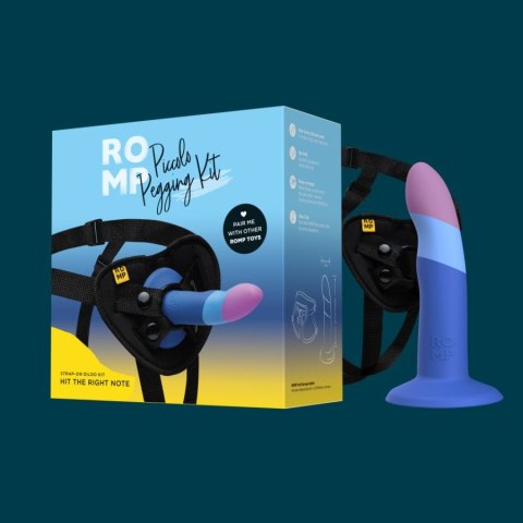 Uprząż Strap-on z Dildo Piccolo Pegging Kit Romp Romp