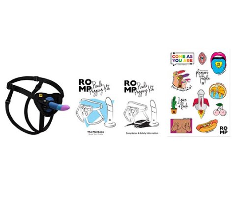 Uprząż Strap-on z Dildo Piccolo Pegging Kit Romp Romp