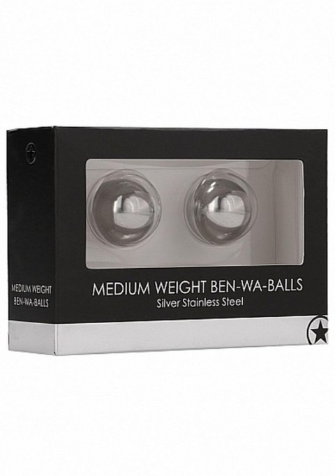 Kulki gejszy metalowe srebrne Medium Weight Ben-Wa-Balls
