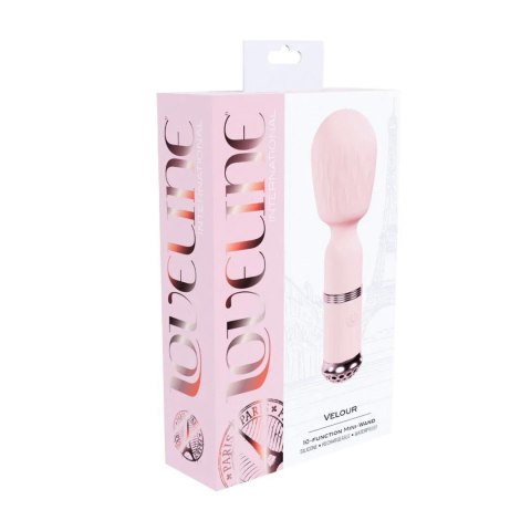 Masażer Velour Mini Wand USB Ładowany Różowy - Velour