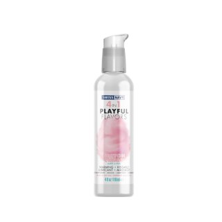 Lubrykant Wata Cukrowa--4 in 1 Lubricant with Cotton Candy Flavor - 4 fl oz / 118 ml