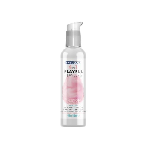 Lubrykant Wata Cukrowa--4 in 1 Lubricant with Cotton Candy Flavor - 4 fl oz / 118 ml