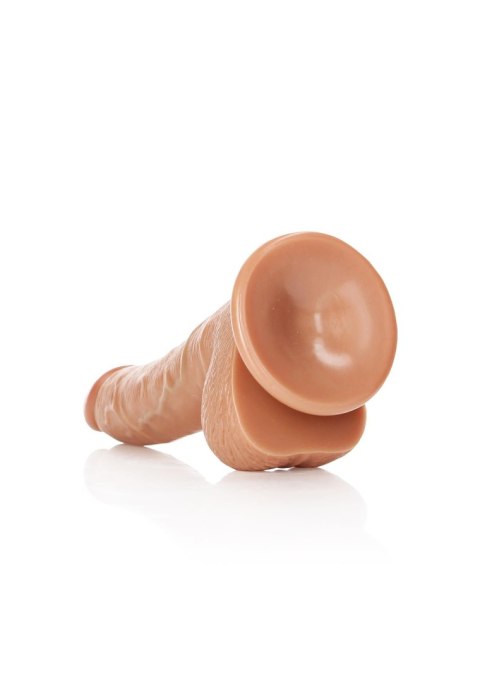 Dildo realistyczne zakrzywione opalone 18cm REALROCK