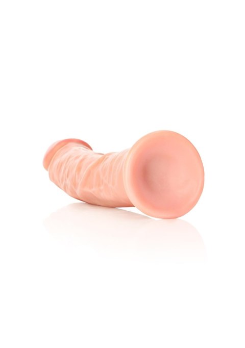 Dildo realistyczne z przyssawką zakrzywione cieliste 23cm REALROCK SHOTS