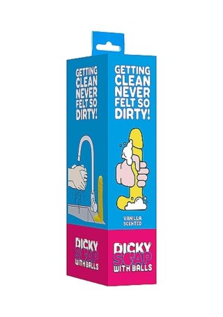 Mydło Zabawne W Kształcie Penis@-Dicky Soap With Balls - Vanilla