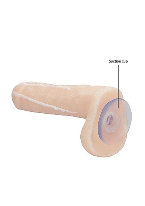 Mydło w kształcie penisa cieliste Dicky Soap With Balls Cum Covered 1szt.