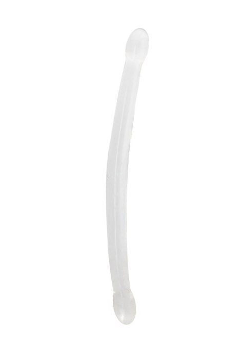 Dildo podwójne przeźroczyste 42cm Crystal Clear Double Dildo REALROCK SHOTS