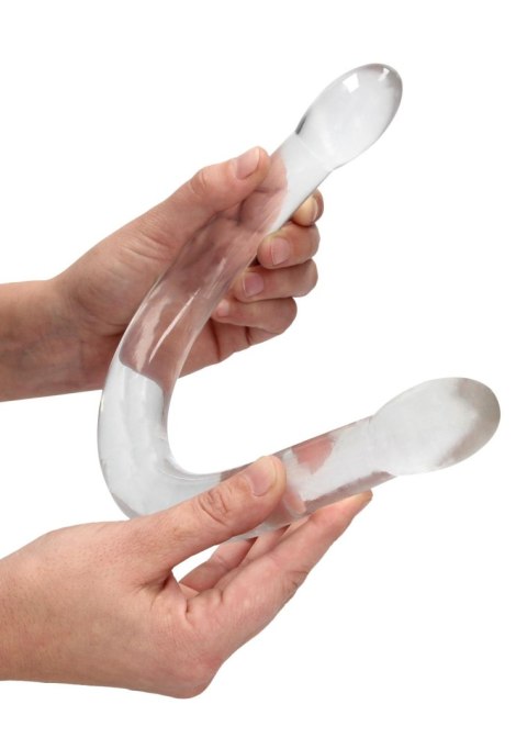 Dildo podwójne przeźroczyste 42cm Crystal Clear Double Dildo REALROCK SHOTS