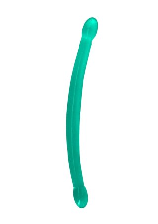 Dildo podwójne zielone 42cm Crystal Clear Double Dildo REALROCK SHOTS