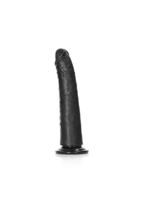 Dildo realistyczne z przyssawką czarne 18cm REALROCK SHOTS