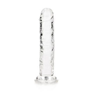 Dildo żelowe z przyssawką 14.5cm przeźroczyste Crystal Clear Dildo REALROCK SHOTS