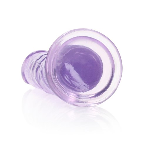 Dildo żelowe z przyssawką 20cm fioletowe Crystal Clear Dildo REALROCK SHOTS