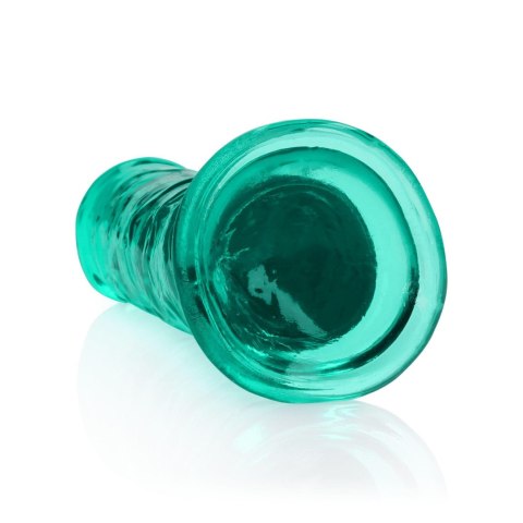 Dildo żelowe z przyssawką 20cm zielone Crystal Clear Dildo REALROCK SHOTS