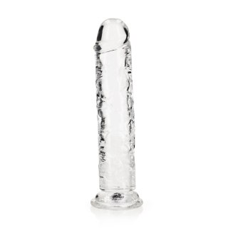 Dildo żelowe z przyssawką 23cm przeźroczyste Crystal Clear Dildo REALROCK SHOTS