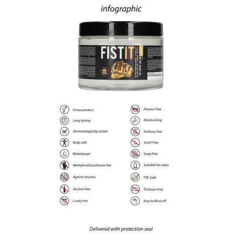 Lubrykant do fistingu FIST IT Waterbased Lubricant 500ml