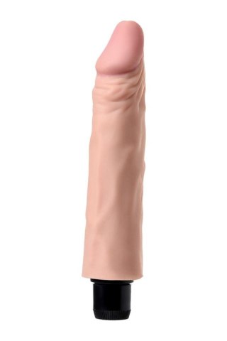 Realistyczny Wibrator Cielisty Z Pokrętłem Regulacji 19 cm– A-TOYS