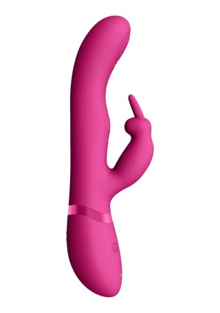 Wibrator Króliczek Z Potrójną Stymulacją I Technologią Pulse Wave Różowy - MAY VIVE045 DUAL PULSE WAVE RABBIT