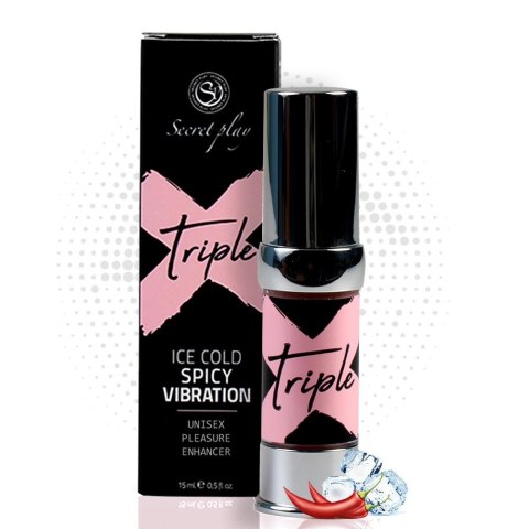 Wibrator w płynie TRIPLE X Ice Cold Spicy Vibration Secret Play15ml