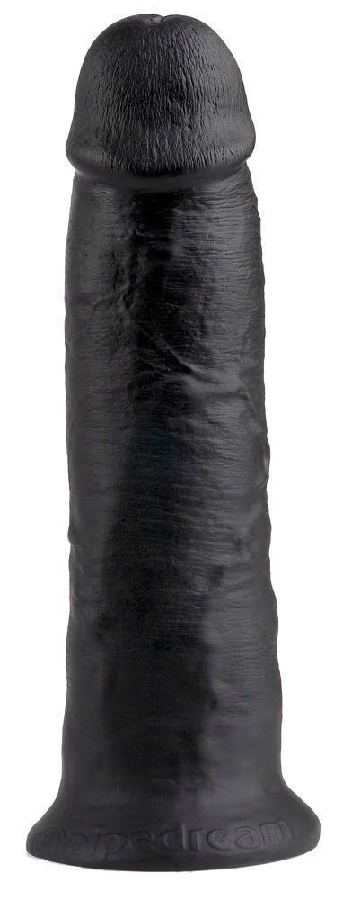 Dildo realistyczne czarne 25cm King Cock ORION