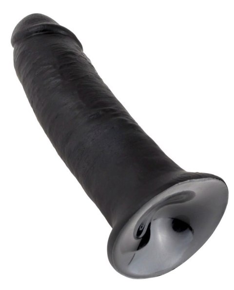 Dildo realistyczne czarne 25cm King Cock ORION