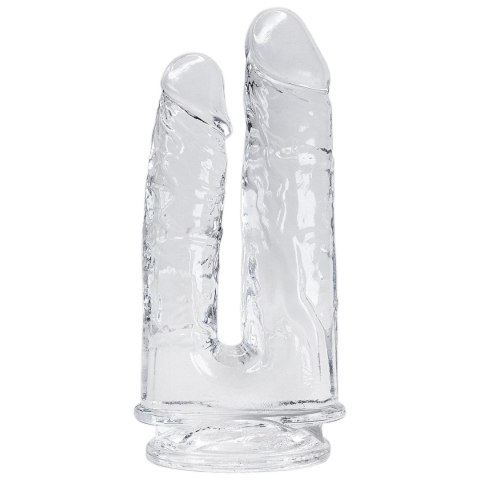 Dildo podwójne przeźroczyste 14cm Imperium Jelly CNEX