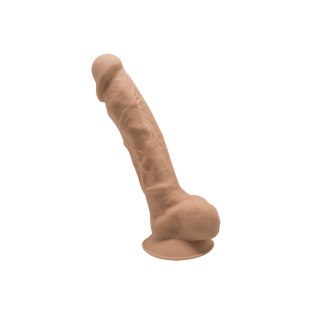 Dildo z przyssawką beżowe 18cm S.D Model 1