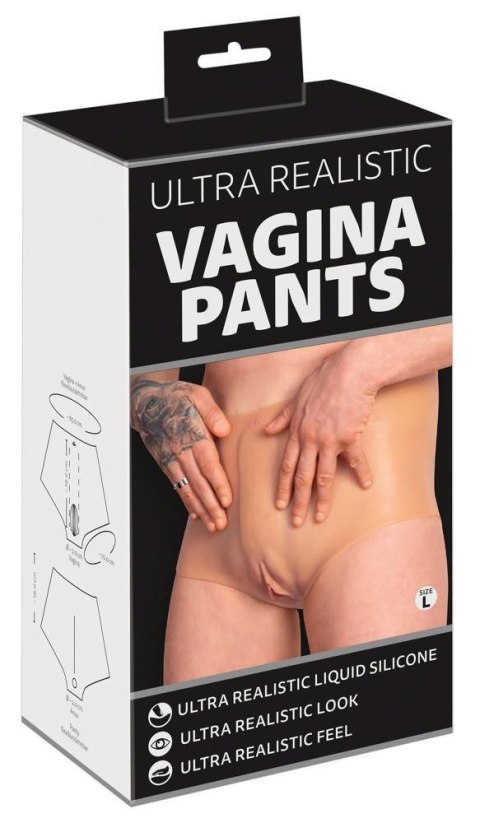 Silikonowe majtki imitujące srom Liquid Silicone Pussy Pants ORION