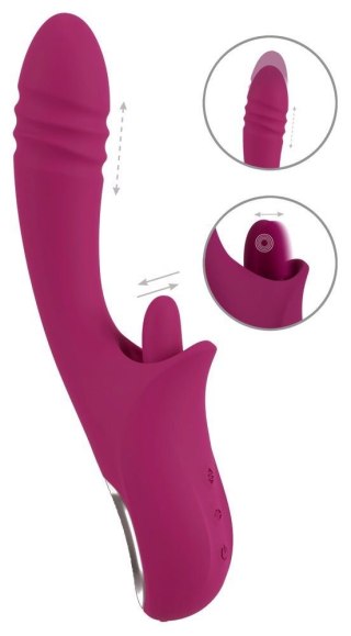 Wibrator Z Funkcją Lizania I Pchania Licking & Thrusting Vibra-Javida