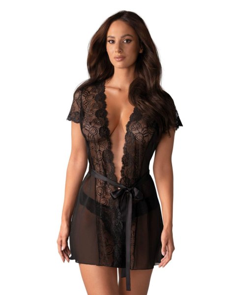 Bielizna-Alluria peniuar i stringi L/XL