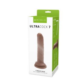 Dildo realistyczne z napletkiem brązowe 18cm Me You Us Uncut ABS