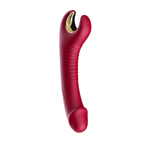 Wielofunkcyjny Stymulator Intymny Dla Par Wodoodporny Czerwony – Silicone