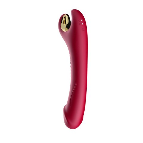 Wielofunkcyjny Stymulator Intymny Dla Par Wodoodporny Czerwony – Silicone