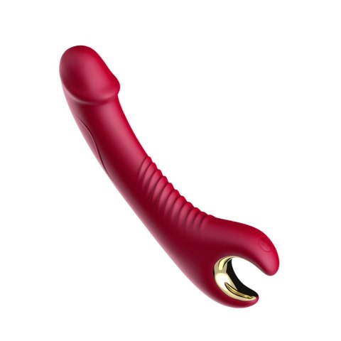 Wielofunkcyjny Stymulator Intymny Dla Par Wodoodporny Czerwony – Silicone