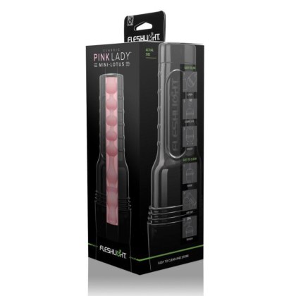 Masturbator Wykonany Z Materiału Imitującego Prawdziwą Skórę- Pink Lady Mini-Lotus-Fleshlight