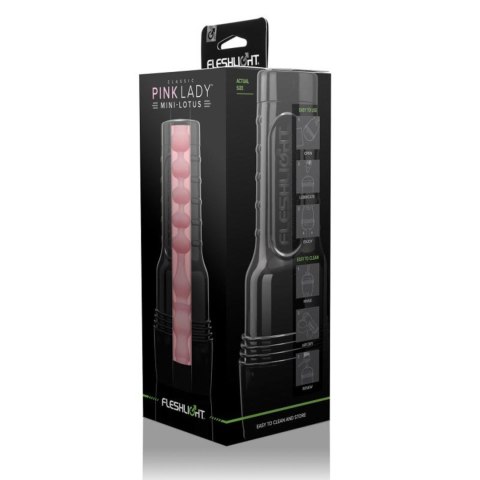 Masturbator Wykonany Z Materiału Imitującego Prawdziwą Skórę- Pink Lady Mini-Lotus-Fleshlight