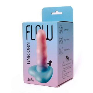 Dildo z przyssawką serce niebiesko-beżowe Unicorn Mini Light INTIMATE DISTRIBUTION