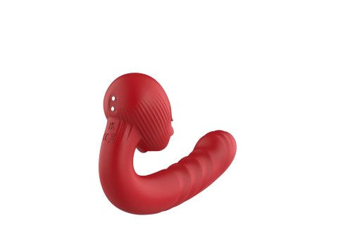 Luksusowy Wibrator Tłokowy Typu Róża Z Funkcją Oralną – Rose Thrusting Vibrator