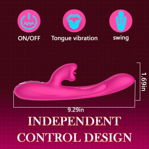 Nowoczesny Masażer Z Symulacją Języka - TOWOS VIBRATOR