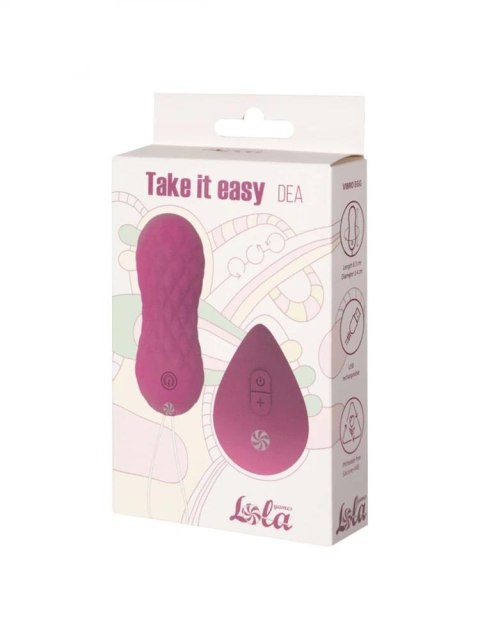Kulka gejszy różowa wibrująca Take it Easy Dea Lola