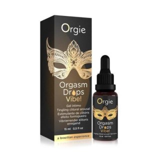 Krople uwrażliwiające łechtaczkę brzoskwinia Orgasm Drops Vibe Peach Flavor 15ml ORGIE