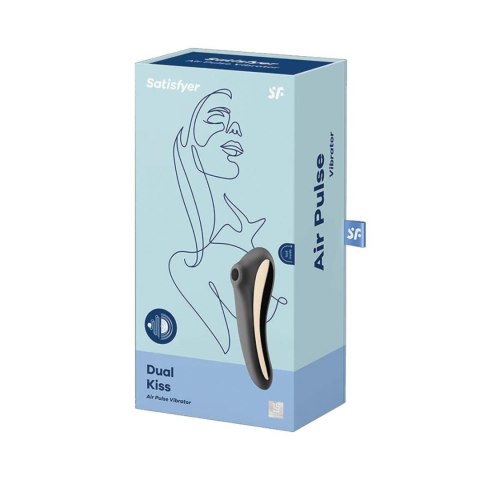 Stymulator-Dual Kiss (Black)-Satisfyer