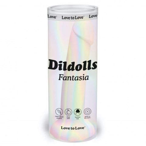 Dildo świecące w ciemności 14.8cm DILDOLLS FANTASIA DORCELL