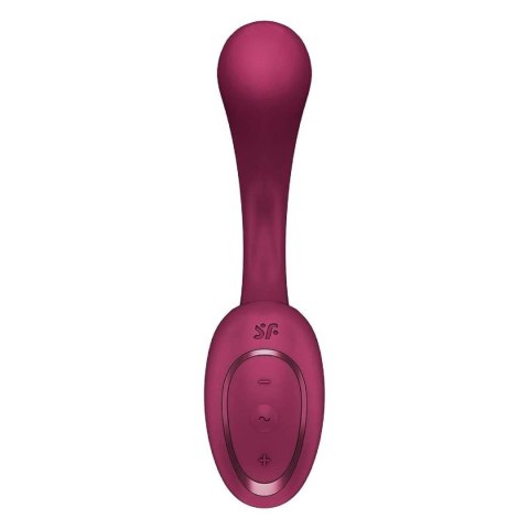 Wibrator Do Punktu G -Goddess 2 Wine Red-Satisfyer