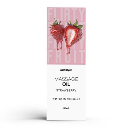 Olejek do masażu 250 ml (Strawberry)-Satisfyer
