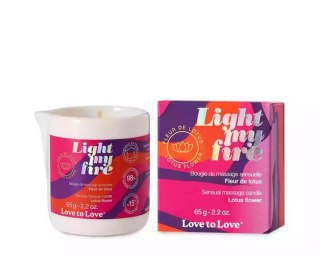 Świeca do masażu kwiat lotosu 65g LIGHT MY FIRE DORCELL